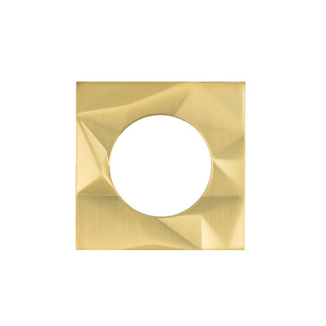 High quality image of the Rosso Maniglie - Spare Frattura Square Rose Pack - Satin Brass | Sku. RMSQSR03-SB | available to order from Trade Door Handles.