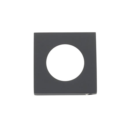 High quality image of the Rosso Maniglie - Rosso Maniglie - Spare Square Rose Pack - Oscuro Matt Black | Sku. rmsqsromb | available to order from Trade Door Handles.
