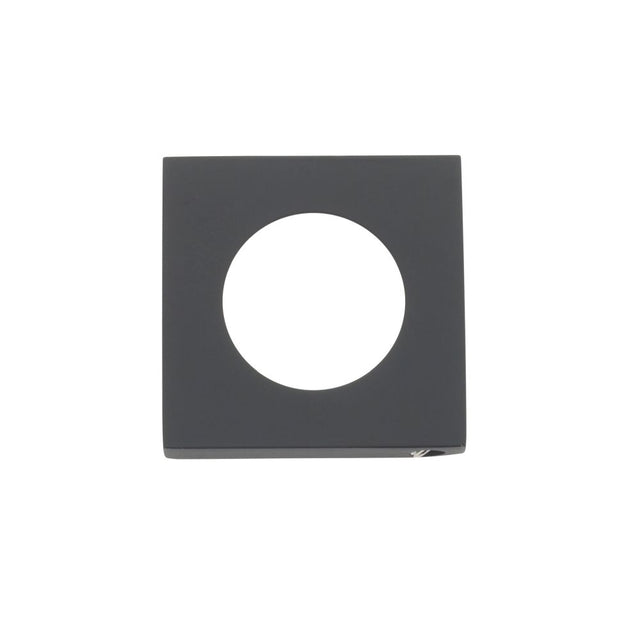 High quality image of the Rosso Maniglie - Rosso Maniglie - Spare Square Rose Pack - Oscuro Matt Black | Sku. rmsqsromb | available to order from Trade Door Handles.