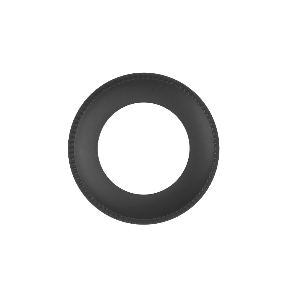 High quality image of the Rosso Maniglie - Spare Tempo Round Rose (Single) - Oscuro Matt Black | Sku. rmsr01-omb | available to order from Trade Door Handles.