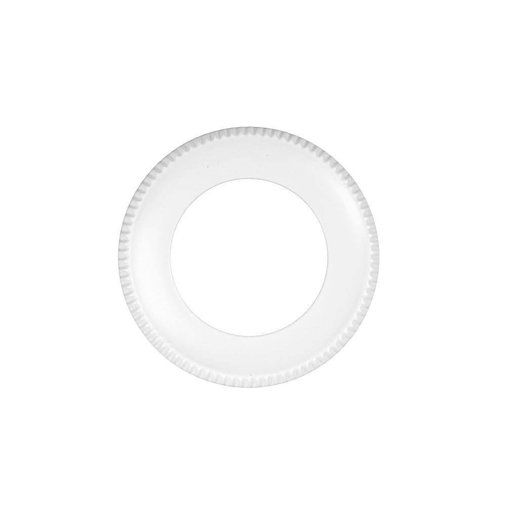High quality image of the Rosso Maniglie - Spare Tempo Round Rose (Single) - Powder Coated White | Sku. rmsr01-pcw | available to order from Trade Door Handles.