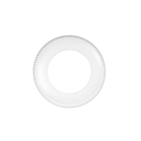 High quality image of the Rosso Maniglie - Spare Tempo Round Rose (Single) - Powder Coated White | Sku. rmsr01-pcw | available to order from Trade Door Handles.