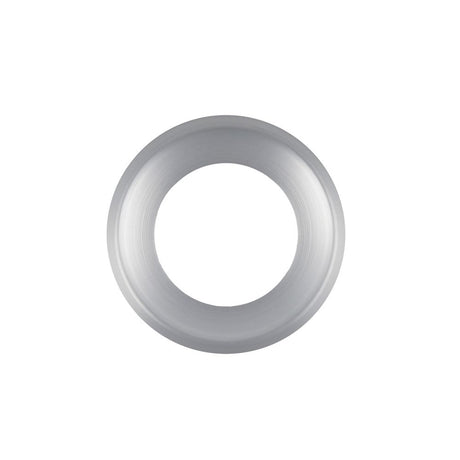 High quality image of the Rosso Maniglie - Spare Picco Round Rose (Single) - Satin Chrome | Sku. rmsr02-sc | available to order from Trade Door Handles.