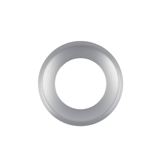 High quality image of the Rosso Maniglie - Spare Picco Round Rose (Single) - Satin Chrome | Sku. rmsr02-sc | available to order from Trade Door Handles.