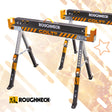 Roughneck Heavy Duty Folding Saw Horse Twin Pack