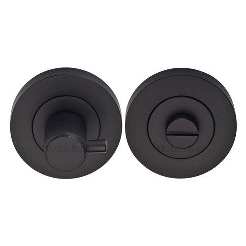 Heritage Brass Linear Turn and Release Matt Black Finish