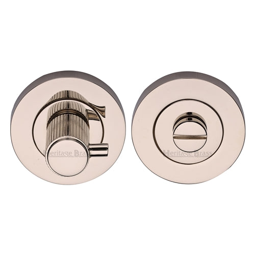 Heritage Brass Linear Turn and Release Polished Nickel Finish