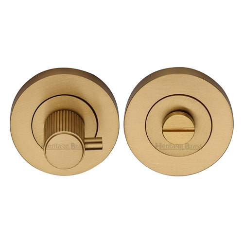 Heritage Brass Linear Turn and Release Satin Brass Finish