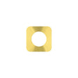 High quality image of the Rosso Tecnica - Squircle Lever Rose Pack - PVD Satin Brass | Sku. rt-sr-sqr-pvdsb | available to order from Trade Door Handles.