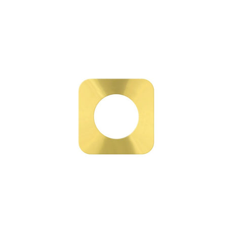 High quality image of the Rosso Tecnica - Squircle Lever Rose Pack - PVD Satin Brass | Sku. rt-sr-sqr-pvdsb | available to order from Trade Door Handles.