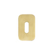 High quality image of the Rosso Tecnica - Standard Profile Escutcheons (Pair) - Rosso Mini Squircle - 50 x 32 x 3 - PVD Satin Brass | Sku. RT002-MINISQ-PVDSB | available to order from Trade Door Handles.