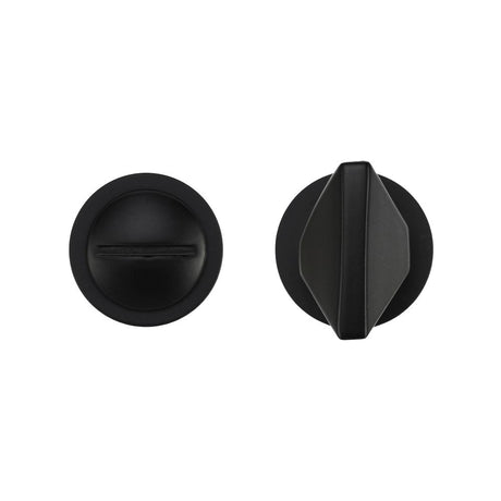 High quality image of the Rosso Tecnica - Turn and Release - Rosso Mini - Powder Coat Black | Sku. RT004-MINI-PCB | available to order from Trade Door Handles.
