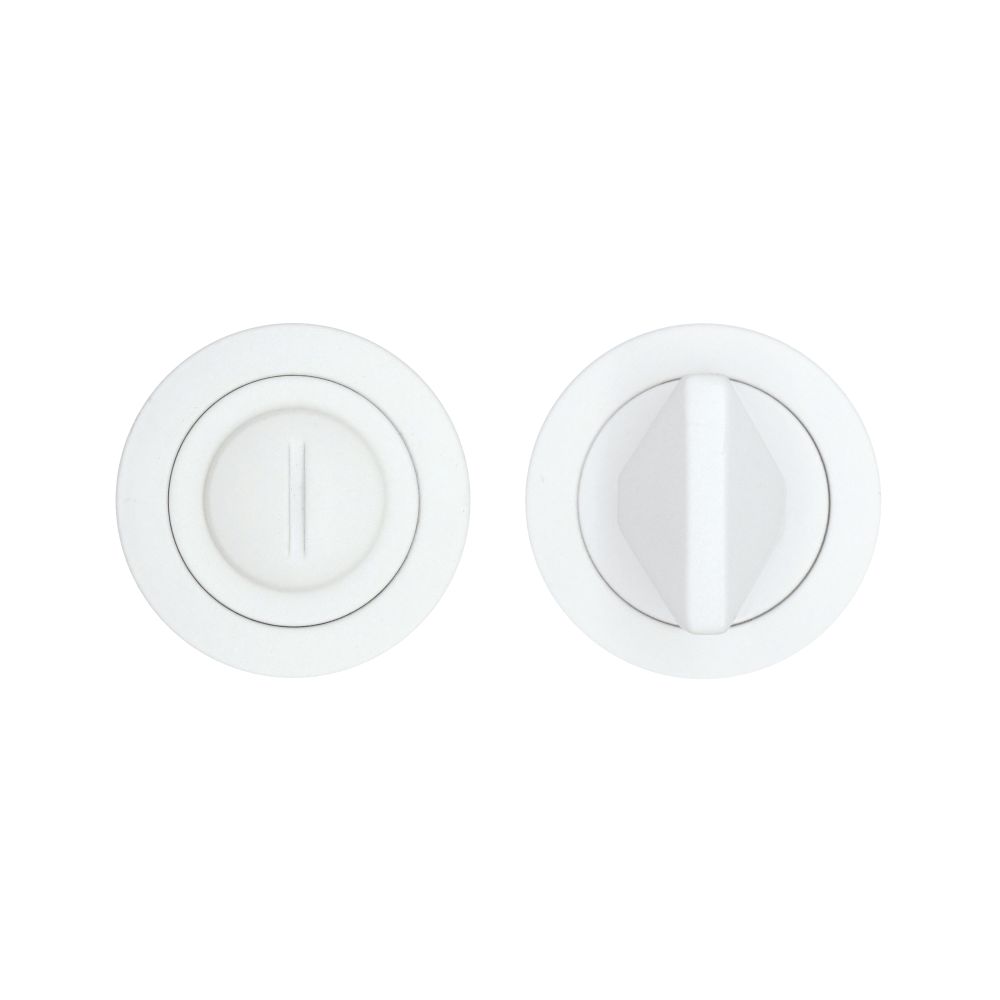 High quality image of the Rosso Tecnica - Turn and Release - Rosso - Powder Coated Matt White | Sku. rt004-pcw | available to order from Trade Door Handles.