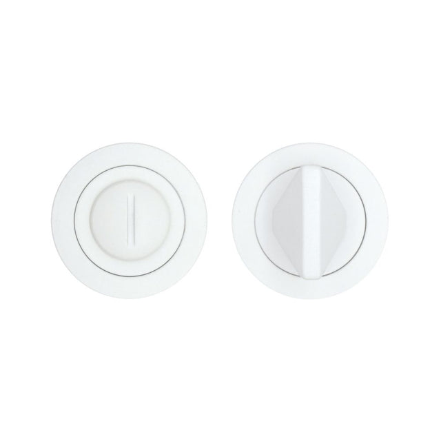 High quality image of the Rosso Tecnica - Turn and Release - Rosso - Powder Coated Matt White | Sku. rt004-pcw | available to order from Trade Door Handles.