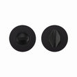 High quality image of the Rosso Tecnica - Turn and Release - Rosso Slim - Powder Coat Black | Sku. RT004-SLIM-PCB | available to order from Trade Door Handles.