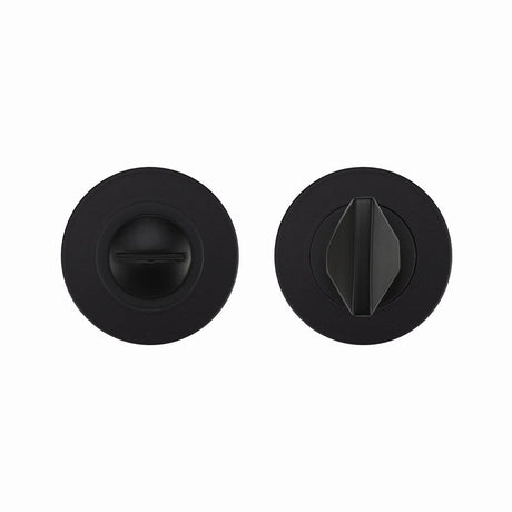 High quality image of the Rosso Tecnica - Turn and Release - Rosso Slim - Powder Coat Black | Sku. RT004-SLIM-PCB | available to order from Trade Door Handles.