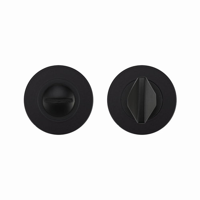 High quality image of the Rosso Tecnica - Turn and Release - Rosso Slim - Powder Coat Black | Sku. RT004-SLIM-PCB | available to order from Trade Door Handles.