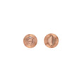 High quality image of the Rosso Tecnica - Turn & Indicator Release - Round Rose - PVD Satin Bronze | Sku. rt004i-pvdbz | available to order from Trade Door Handles.