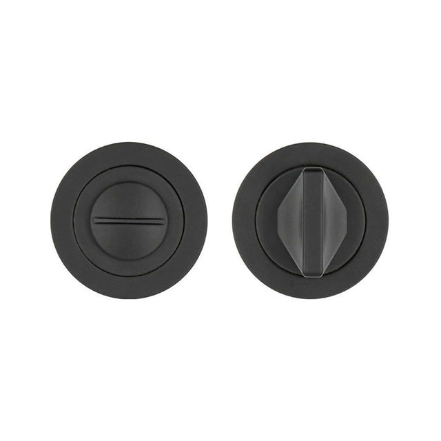 High quality image of the Rosso Tecnica - Turn and Release - Rosso - Powder Coat Black | Sku. rt004pcb | available to order from Trade Door Handles.