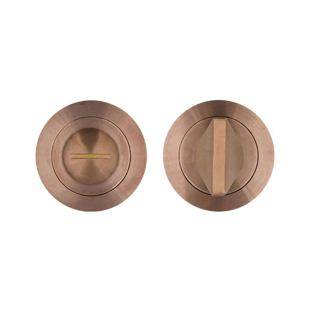 High quality image of the Rosso Tecnica - Turn and Release - Rosso - PVD Satin Bronze | Sku. rt004pvdbz | available to order from Trade Door Handles.