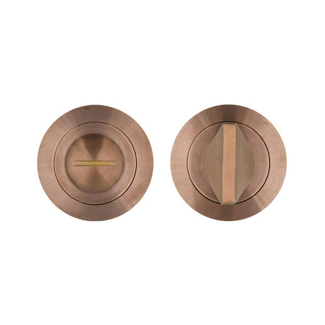 High quality image of the Rosso Tecnica - Turn and Release - Rosso - PVD Satin Bronze | Sku. rt004pvdbz | available to order from Trade Door Handles.