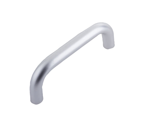 High quality image of Frelan - Aluminium 19mm D Shape Pull Handle Bolt Through Fixing F2 Finish 150x19mm Satin Anodised Aluminium Sku. SAA150