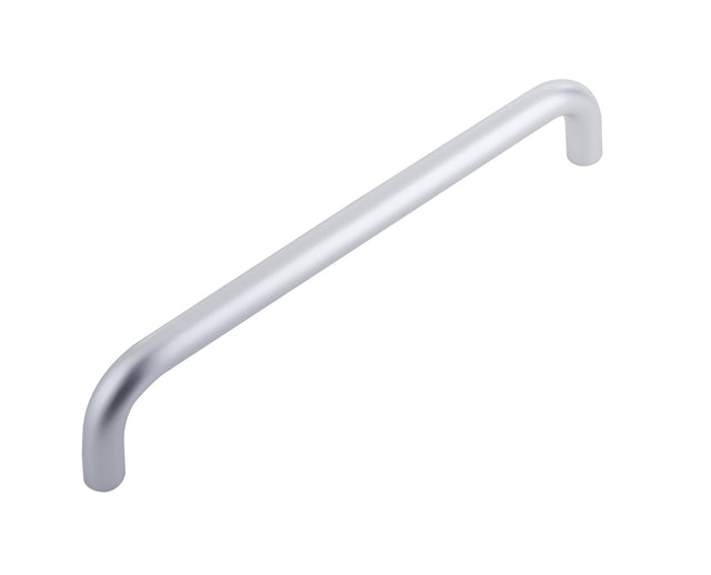 High quality image of Frelan - Aluminium 19mm D Shape Pull Handle Bolt Through Fixing F2 Finish 305x19mm Satin Anodised Aluminium Sku. SAA152