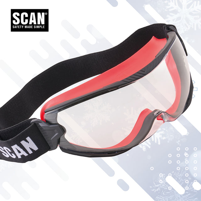 Scan Anti-Fog Sealed Safety Goggles