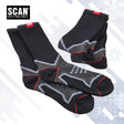 Scan Work Socks - Triple Pack