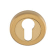 Serozzetta Accessories Satin Brass / Escutcheons Serozzetta - Euro Profile Escutcheon - Satin Brass