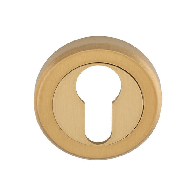 Serozzetta Accessories Satin Brass / Escutcheons Serozzetta - Euro Profile Escutcheon - Satin Brass