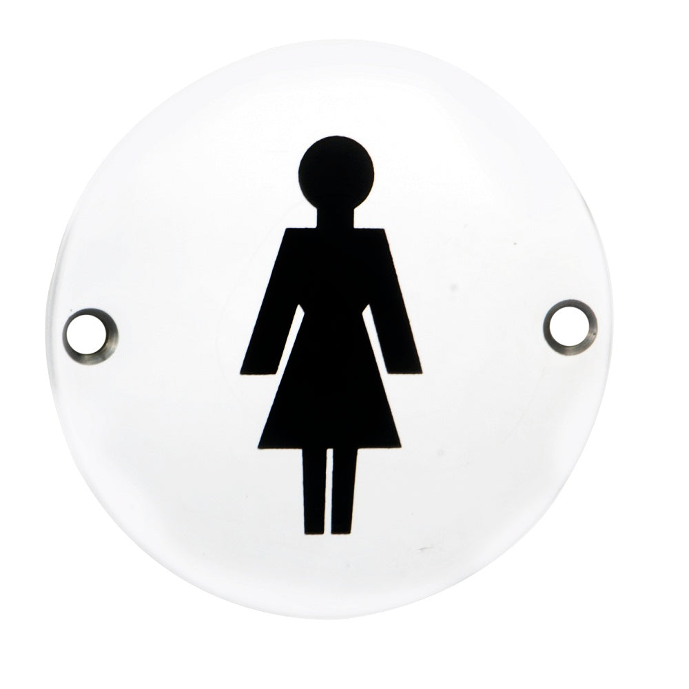 High quality image of Eurospec - Female Symbol - Satin Anodised Aluminium | Sku. sex4012saa | Trade Door Handles.