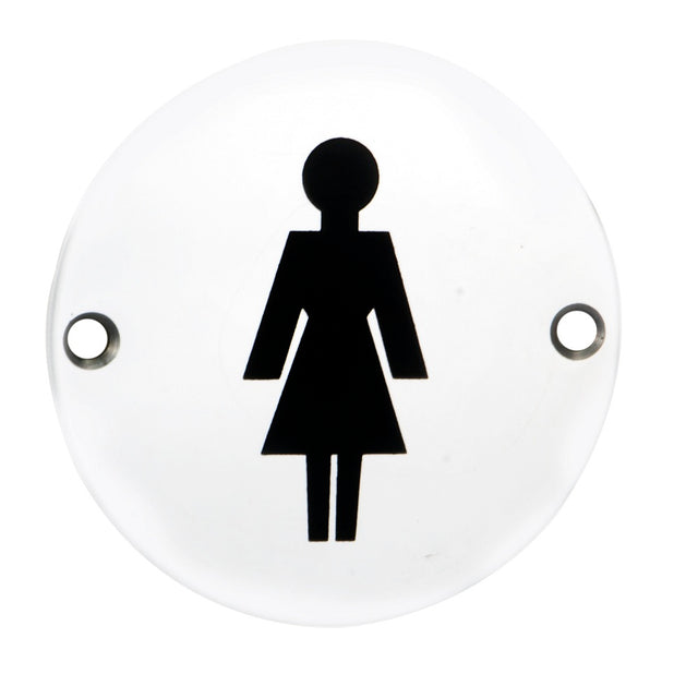 High quality image of Eurospec - Female Symbol - Satin Anodised Aluminium | Sku. sex4012saa | Trade Door Handles.