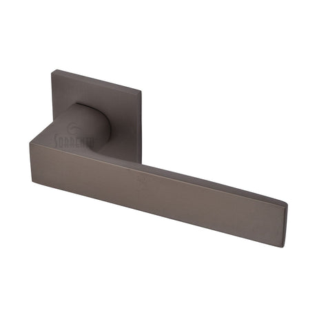 Sorrento Door Furniture Venetian Bronze / Square Rose Sorrento - Barcelona Lever Set Square Rose Venetian Bronze