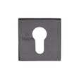 Sorrento Door Furniture Matt Black / Mortice Key Profile Escutcheons Sorrento - Cylinder Escutcheon Square Matt Black