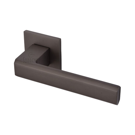 Sorrento Door Furniture Venetian Bronze / Square Rose Sorrento - Madrid Lever Set Square Rose Venetian Bronze