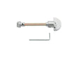 High quality image of Carlisle Brass - Spare Turn and Release Long Version - Polished Chrome | Sku. sp104lcp | Trade Door Handles.