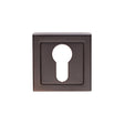 High quality image of Eurospec - Square Escutcheons - Matt Black | Sku. sse1405mb | Trade Door Handles.