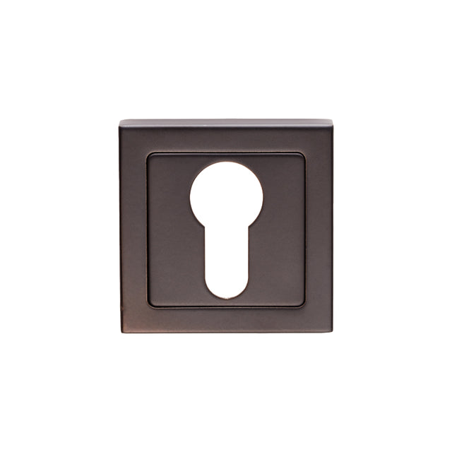 High quality image of Eurospec - Square Escutcheons - Matt Black | Sku. sse1405mb | Trade Door Handles.