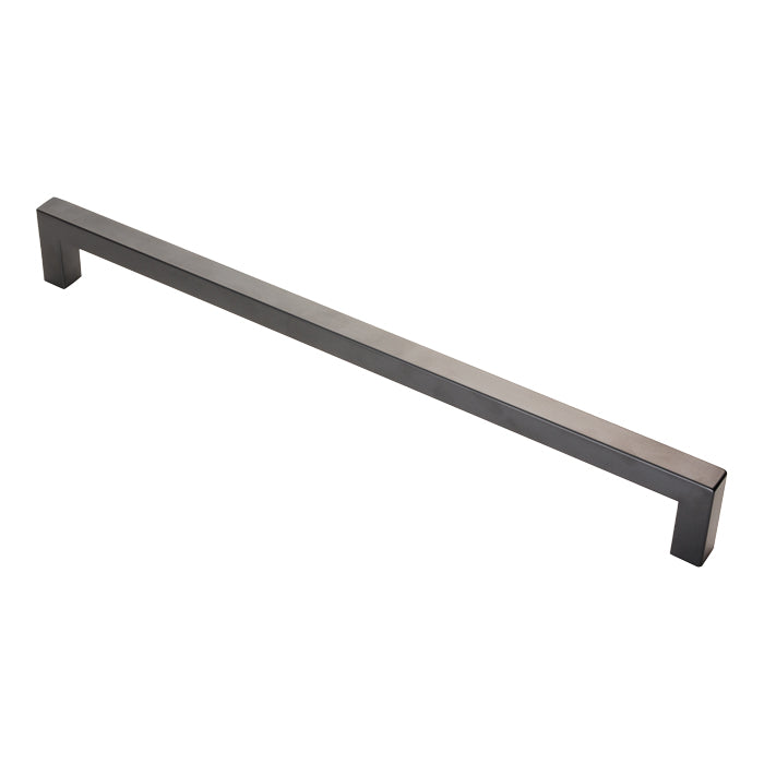 High quality image of Eurospec - Square Mitred Pull Handle - Matt Black | Sku. ssm1445mb | Trade Door Handles.