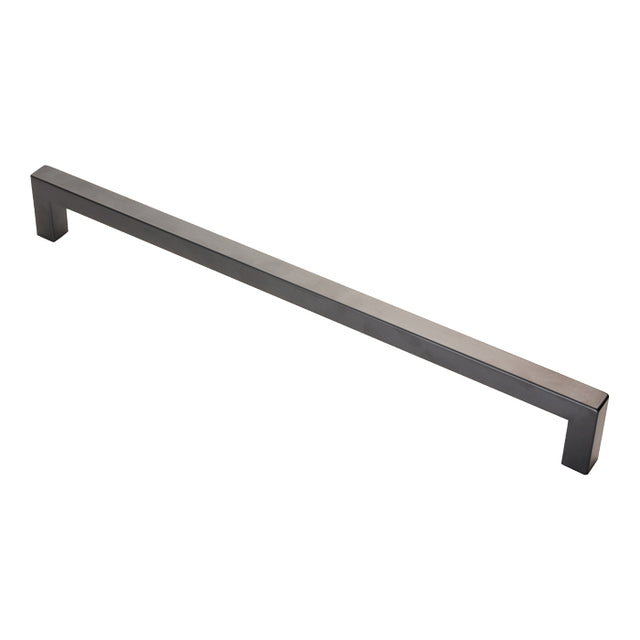High quality image of Eurospec - Square Mitred Pull Handle - Matt Black | Sku. ssm1445mb | Trade Door Handles.