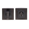 High quality image of Eurospec - Square Thumbturn and Release - Matt Black | Sku. sst1415mb | Trade Door Handles.