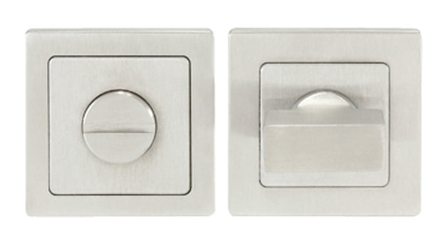 High quality image of Eurospec - Square Thumbturn and Release - Satin Stainless Steel | Sku. sst1415sss | Trade Door Handles.