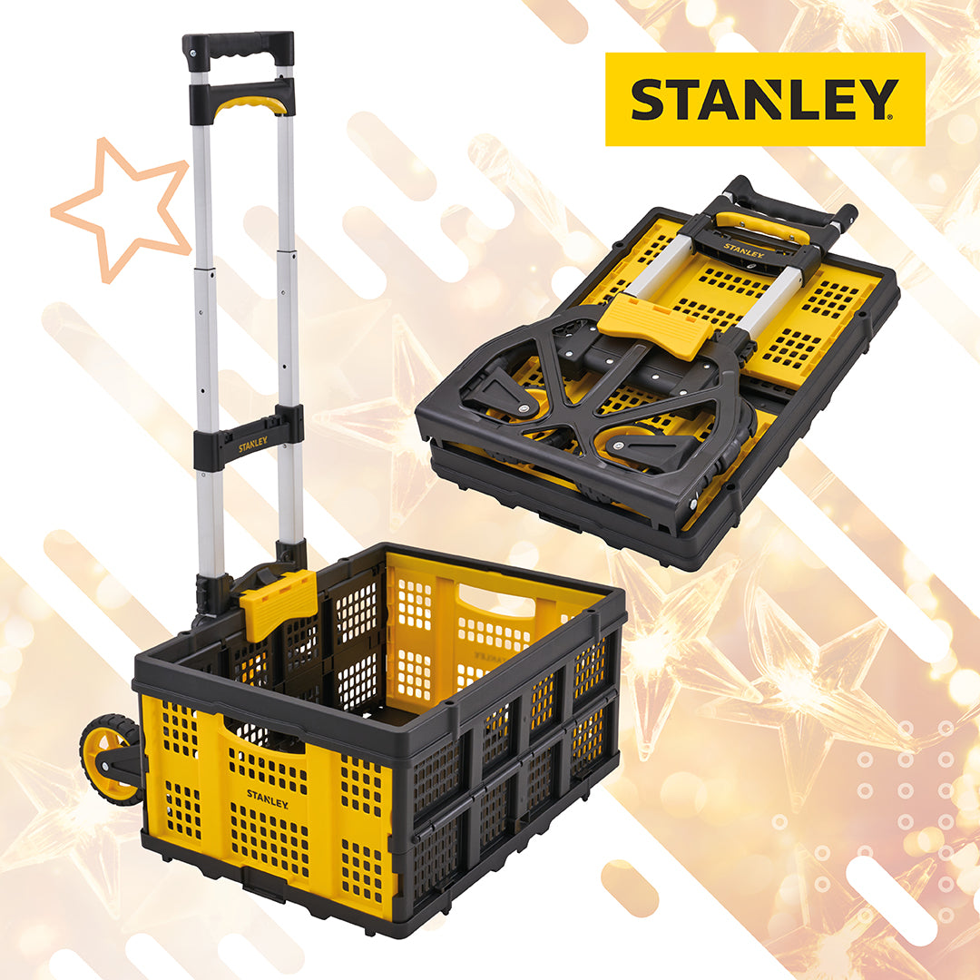 Stanley Folding Hand Truck with Basket - SXWTD-FT509