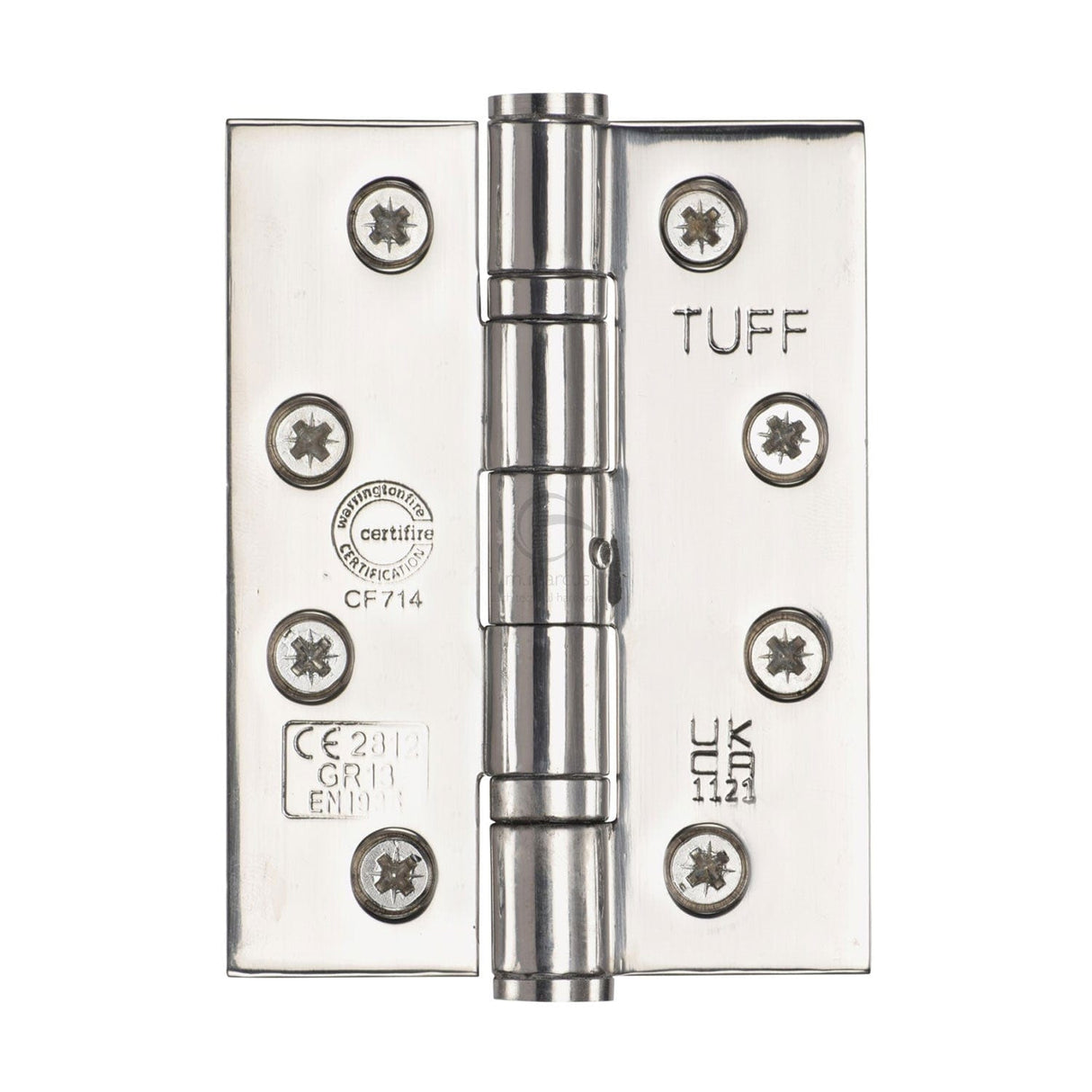 Steel Line Door Furniture Polished Steel Steel Line - Stainless Steel Line Hinge SS-4X3 - Polished Steel