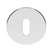 High quality image of Serozzetta - Standard Profile Escutcheon - Polished Chrome | Sku. szc003cp | Trade Door Handles.
