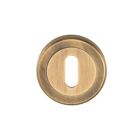 High quality image of Serozzetta - Standard Profile Escutcheon - Antique Brass | Sku. szm003ab | Trade Door Handles.