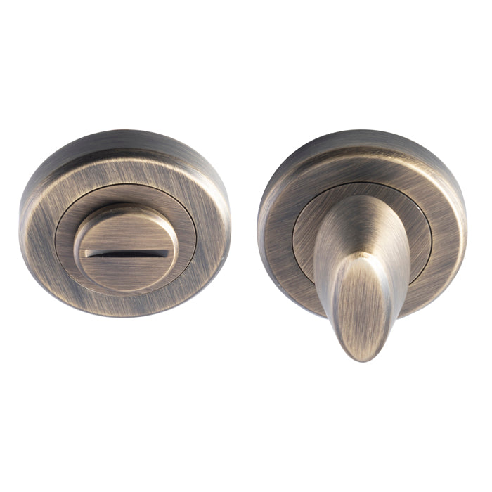High quality image of Serozzetta - Turn and Release - Antique Brass | Sku. szm004ab | Trade Door Handles.