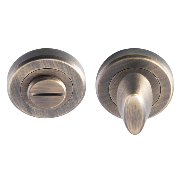 High quality image of Serozzetta - Turn and Release - Antique Brass | Sku. szm004ab | Trade Door Handles.