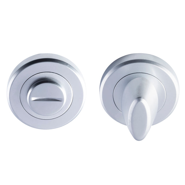 High quality image of Serozzetta - Turn and Release - Satin Chrome | Sku. szm004sc | Trade Door Handles.